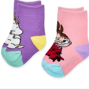 Moomin Baby Socks ,Size:22-24, New With Tags